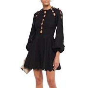 Zimmermann Black Dress with Unique Details